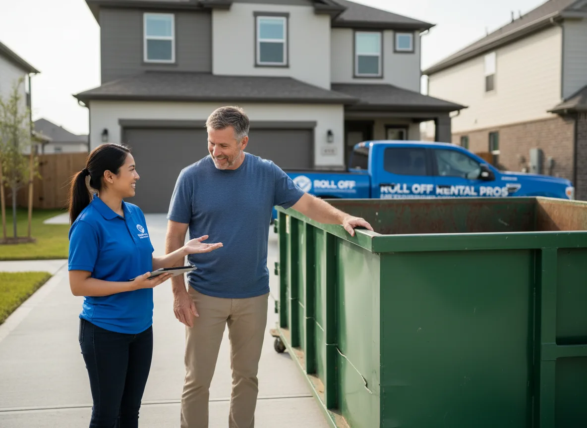 Roll Off Dumpster Rental Knickerbocker, TX FAQs